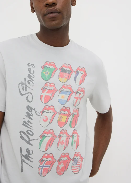 Rolling Stones Grey Flag T-Shirt - 2XL Image 3