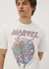 Marvel White Graphic T-Shirt - S Image 2