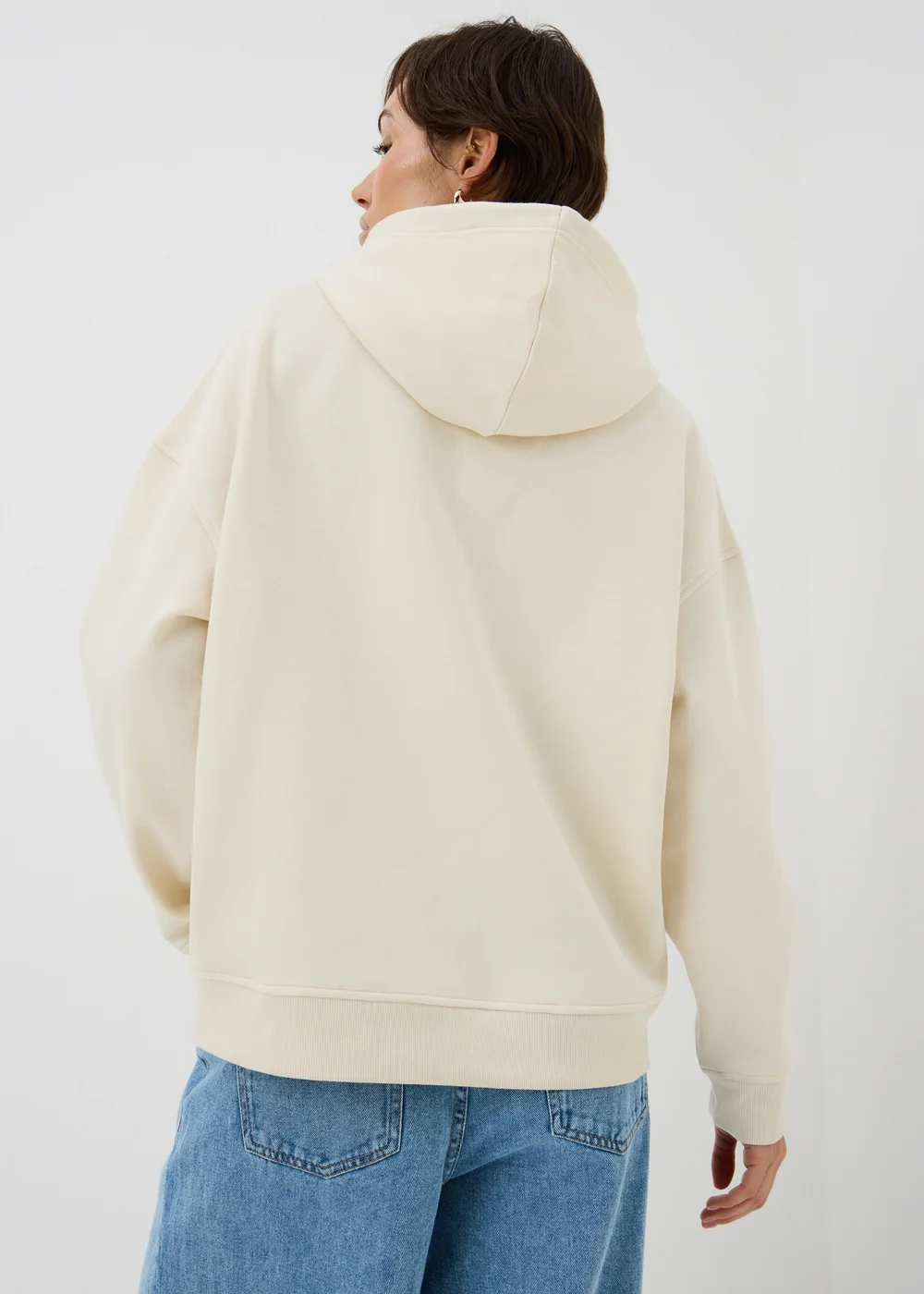 Cream Essential Hoodie - L Image 2