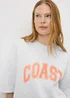 Grey Coast Varsity Short Sleeve Sweatshirt - Extra small Image 2