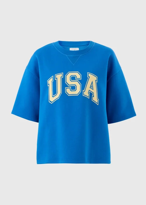 Cobalt USA Varsity Short Sleeve Sweatshirt - Extra small Image 4