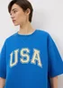 Cobalt USA Varsity Short Sleeve Sweatshirt - Extra small Image 3