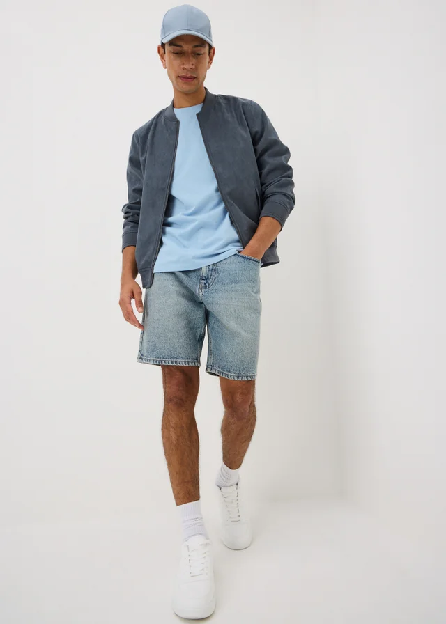 Light Blue Essential Crew Neck T-Shirt