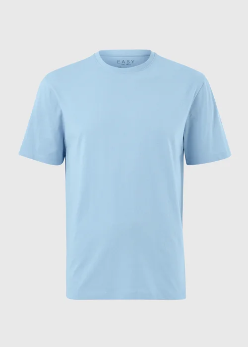 Light Blue Essential Crew Neck T-Shirt - XS Image 3