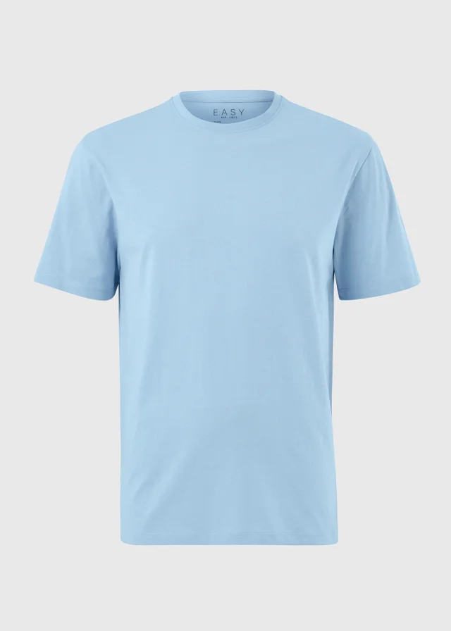 Light Blue Essential Crew Neck T-Shirt