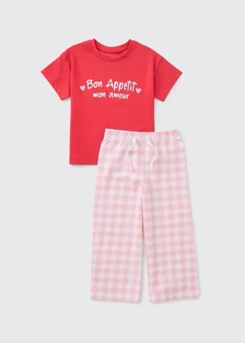 Girls Red Sardines Top & Trouser Set (1-7yrs) - 1-1.5 Yrs Image 1