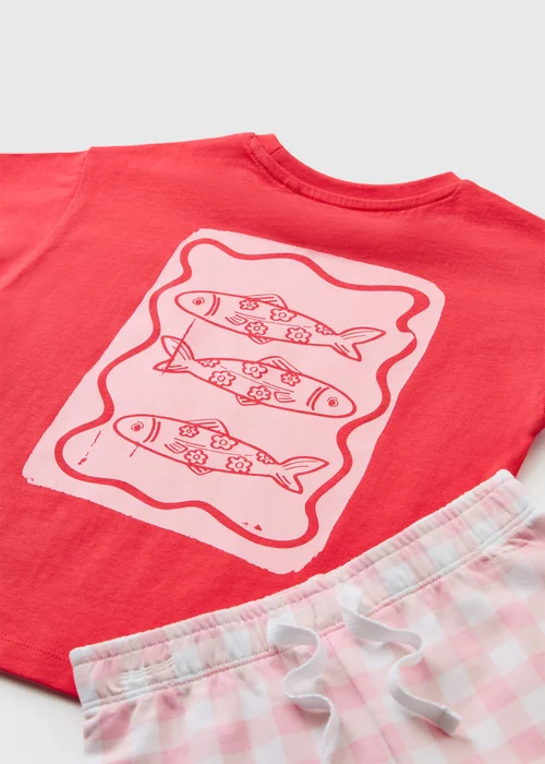 Girls Red Sardines Top & Trouser Set (1-7yrs) - 1-1.5 Yrs Image 2