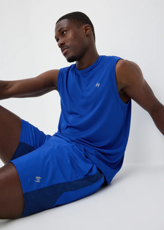 Souluxe Cobalt Gym Vest Top