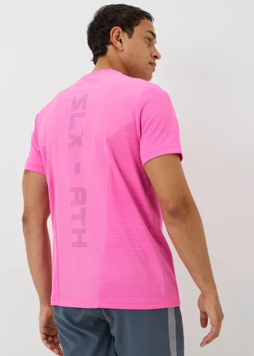 Souluxe Pink Space Dye Sports T-Shirt - L Image 2