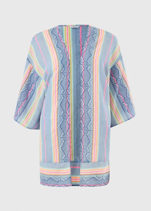 Multicolour Stripe Kaftan - S Image 3