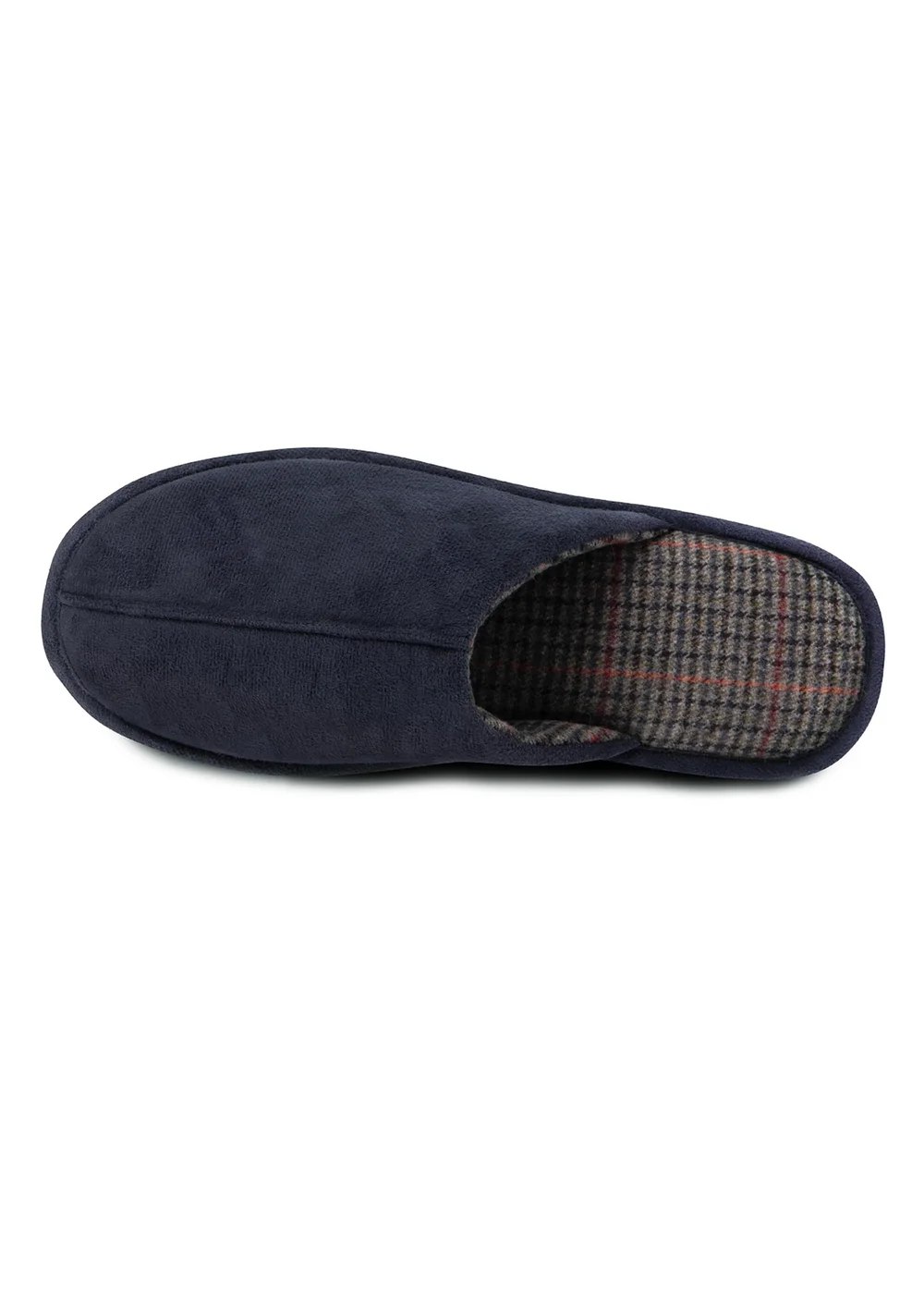 Totes Isotoner Navy Centre Seam Mule - 7-8 Image 6