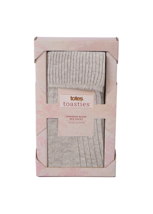 Totes Toasties Mink Ladies Cashmere Blend Socks - One Size Image 5