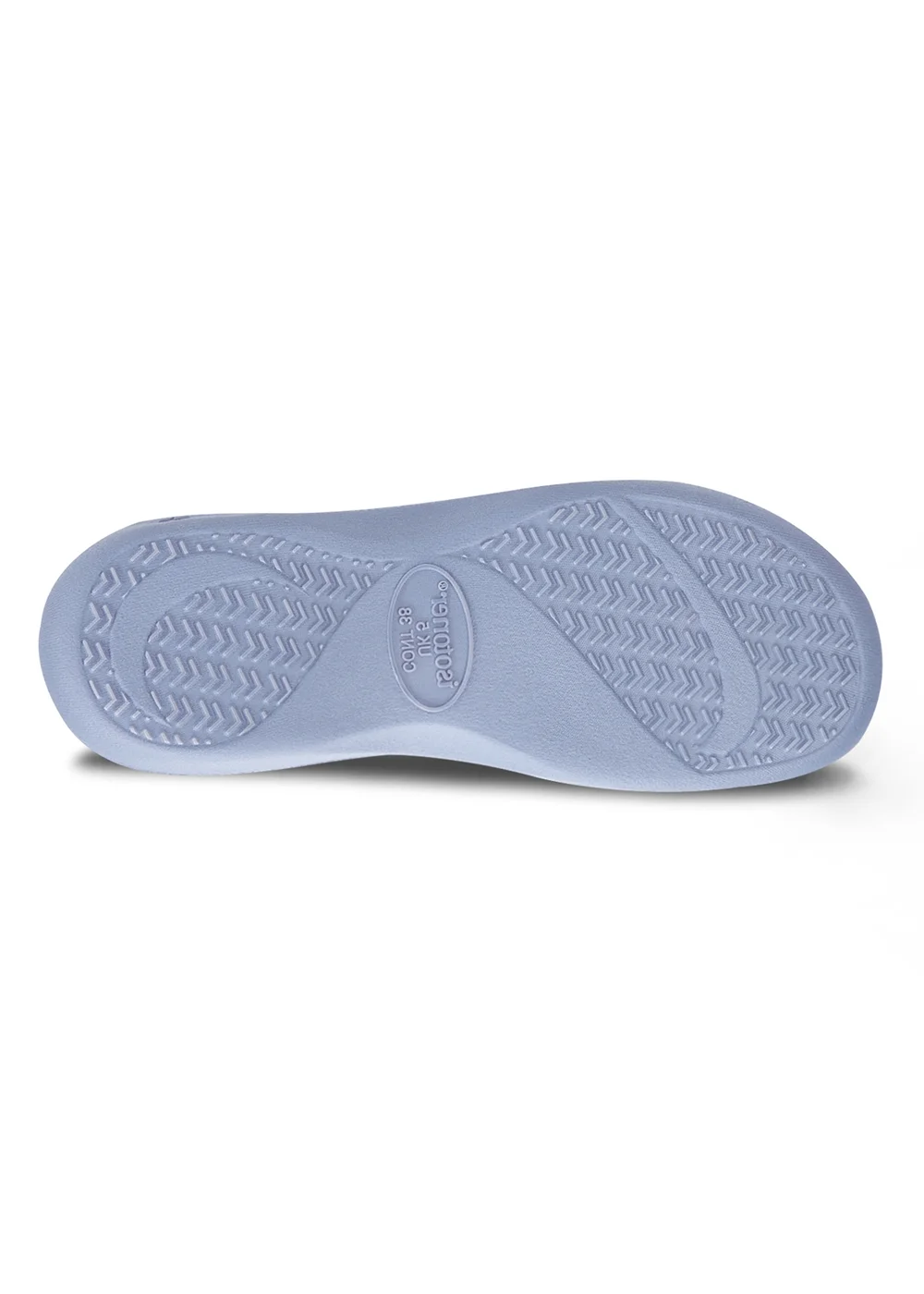 Totes Isotoner Blue Star Popcorn Terry Mule Slippers - 8 Image 6