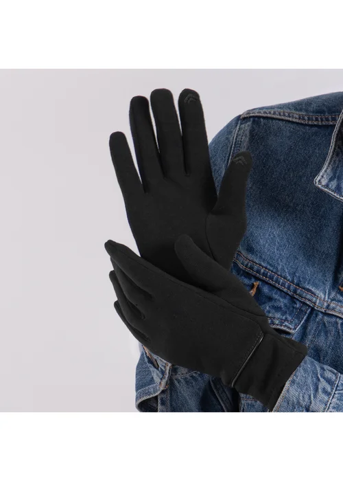 Totes Isotoner Black Thermal SmarTouch Glove - One Size Image 2