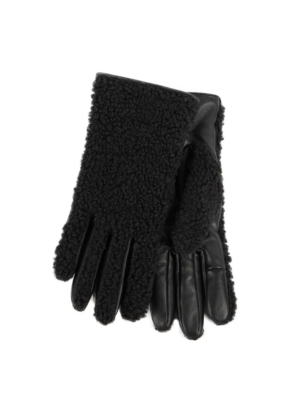 Totes Isotoner Black Borg SmarTouch Gloves - Small Image 1