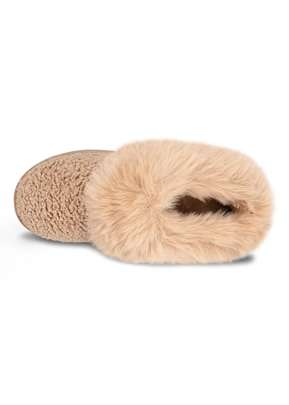 Totes Camel Textured Mule With Chunky Sole - 5 Image 5