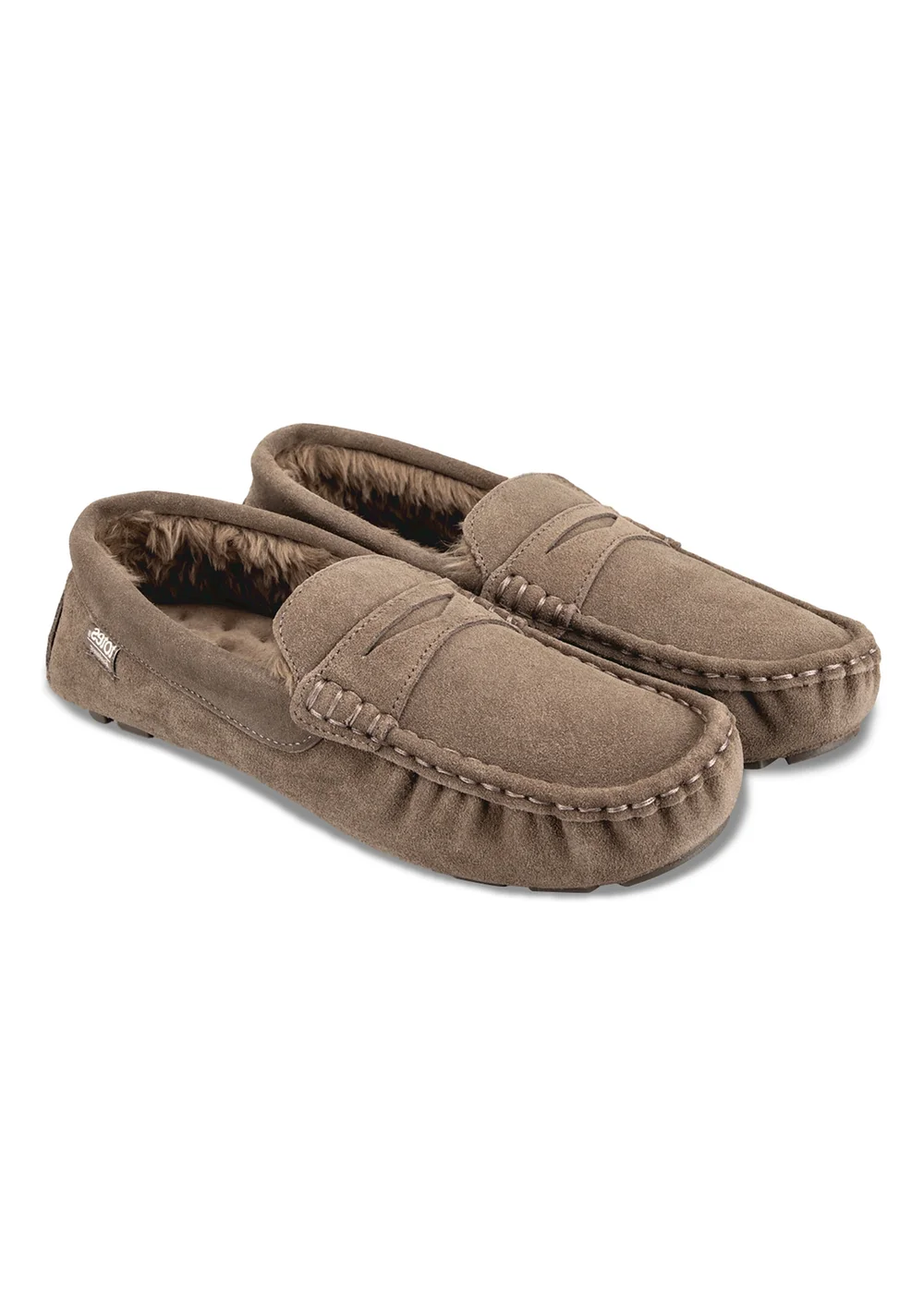 Totes Isotoner Sand Suede Moccasin With Water Repellency - 11 Image 1