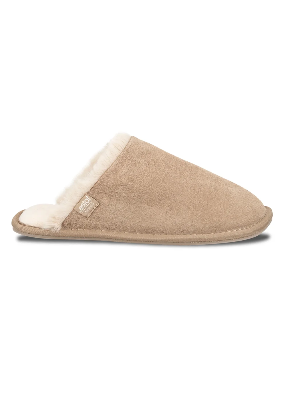Totes Isotoner Sand Real Suede Mule With Water Repellency - 7 Image 4