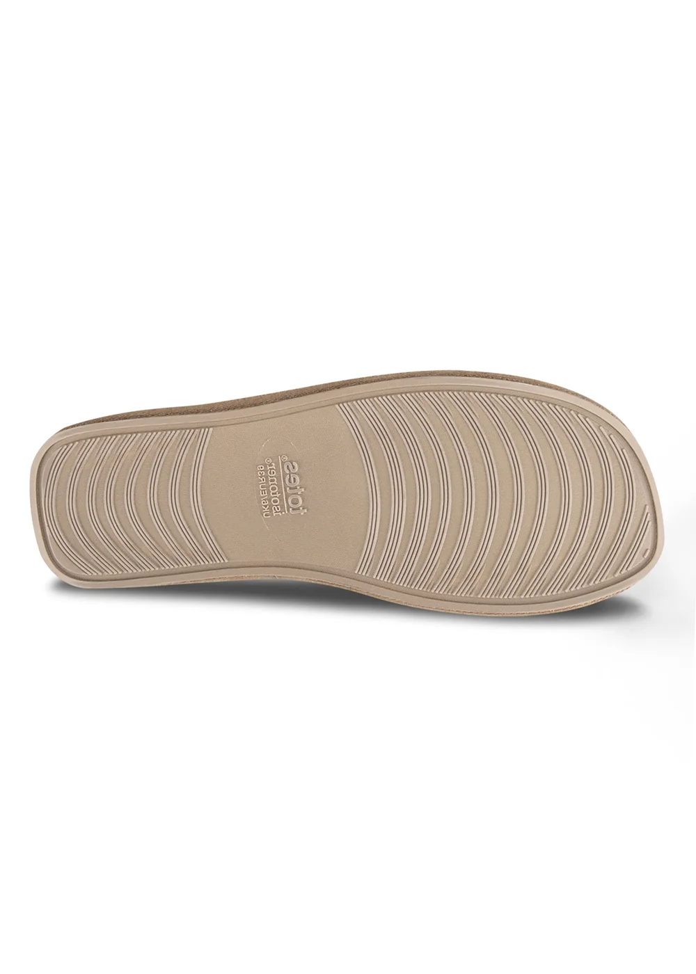 Totes Isotoner Sand Real Suede Mule With Water Repellency - 7 Image 6
