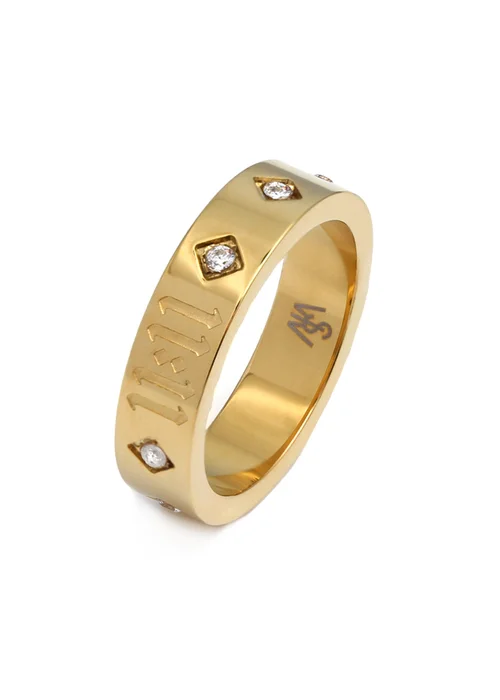 Say It With Gold 11:11 Ring - Small Image 1