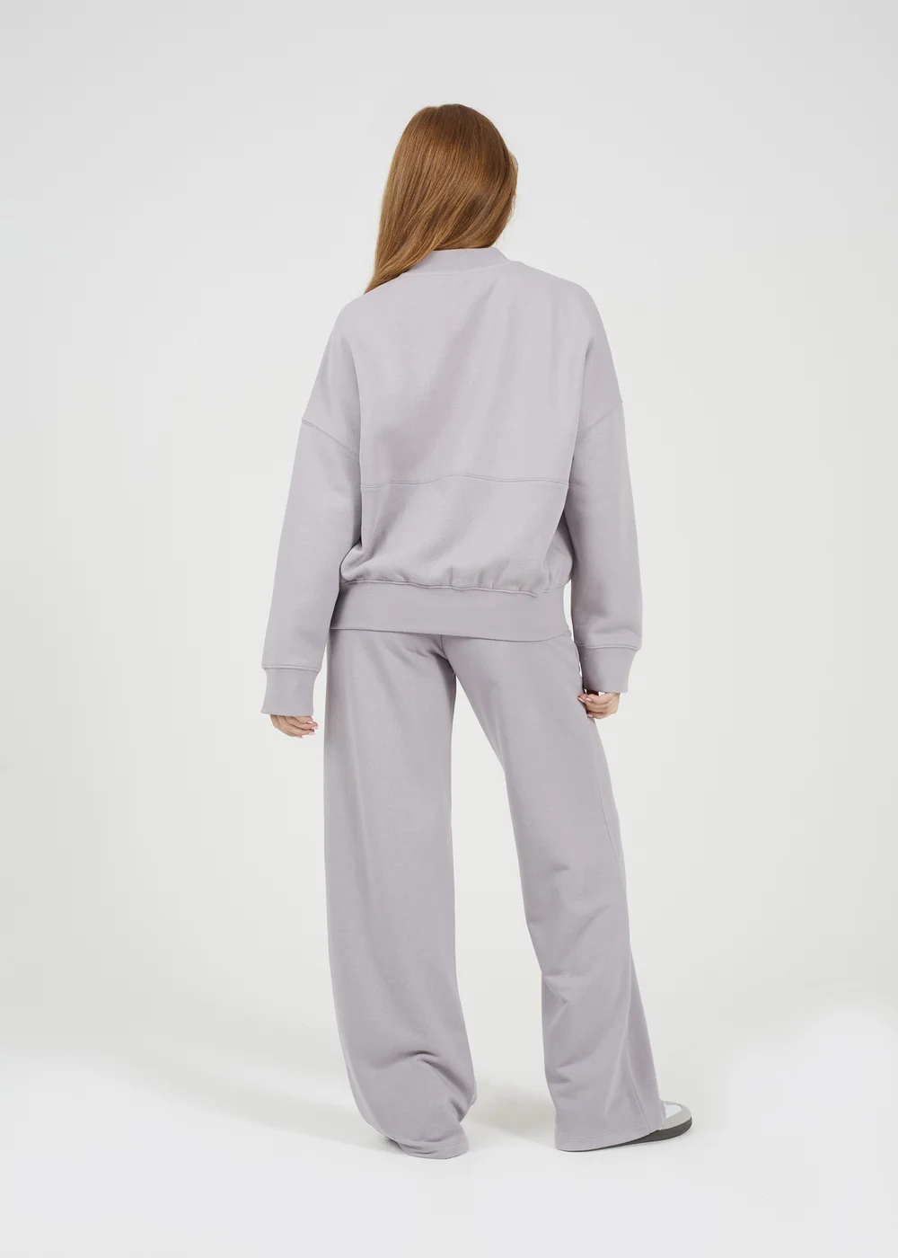 Brave Soul Grey Cotton Blend Wide Leg Joggers - XL Image 2