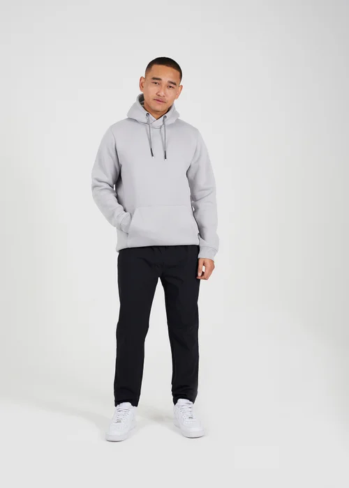 Brave Soul Grey Hoodie With Kangaroo Pocket - 2XL Image 4