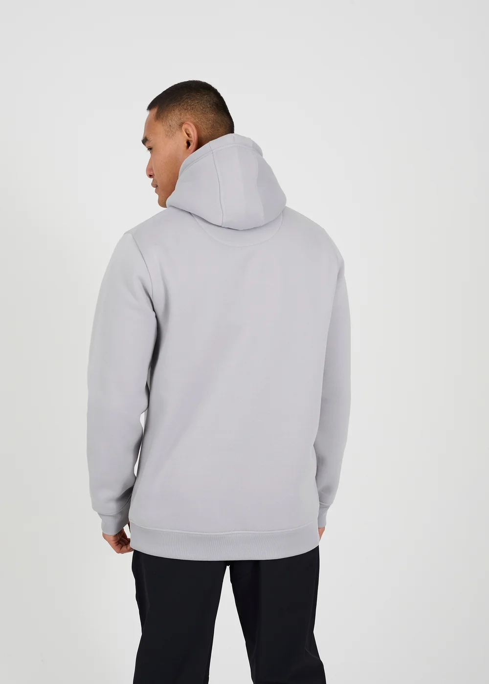 Brave Soul Grey Hoodie With Kangaroo Pocket - 2XL Image 2