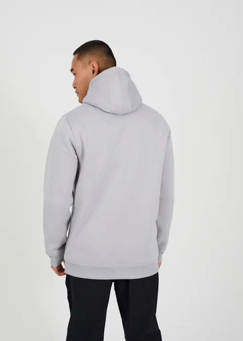 Brave Soul Grey Hoodie With Kangaroo Pocket - 2XL Image 2