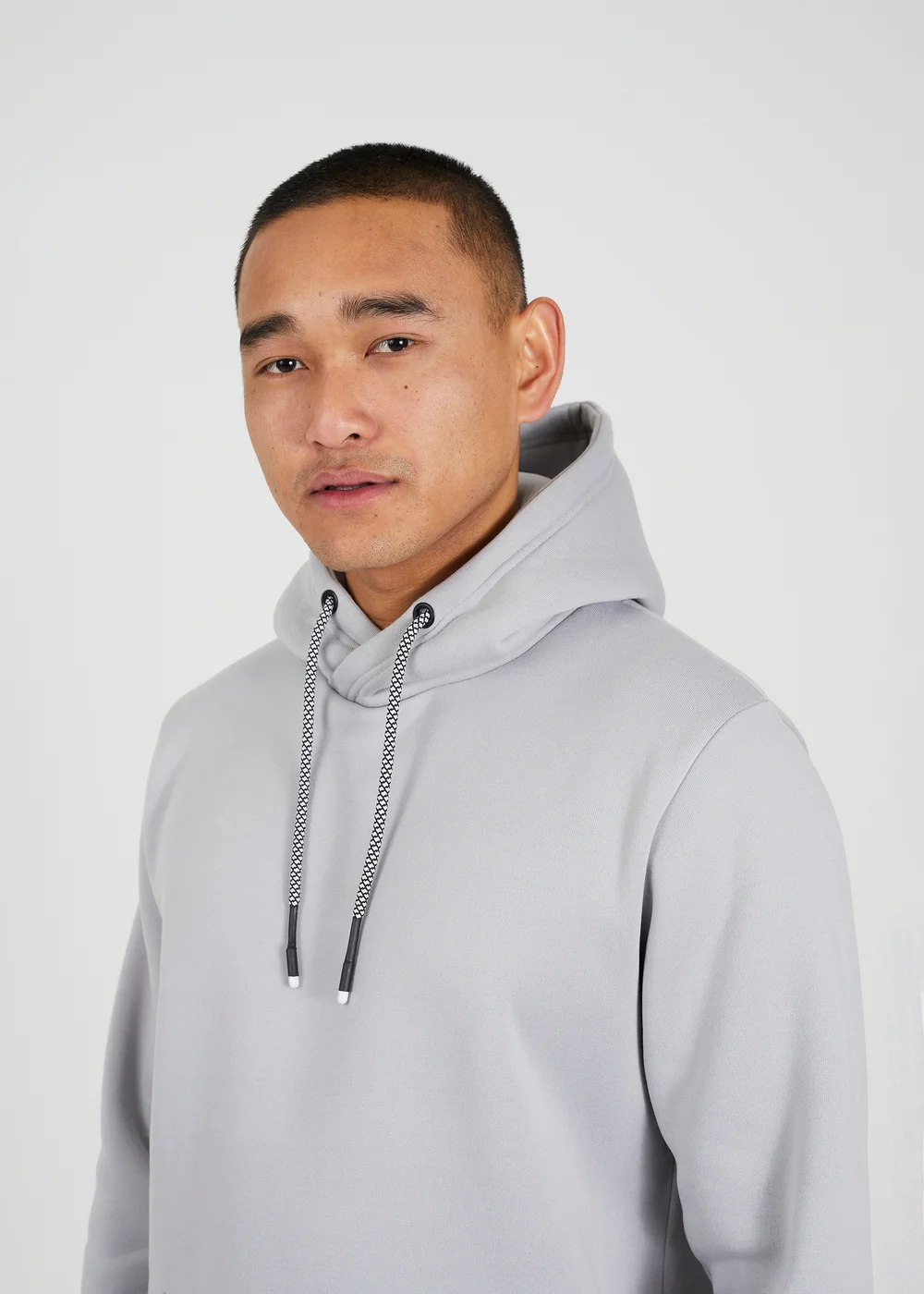 Brave Soul Grey Hoodie With Kangaroo Pocket - 2XL Image 3