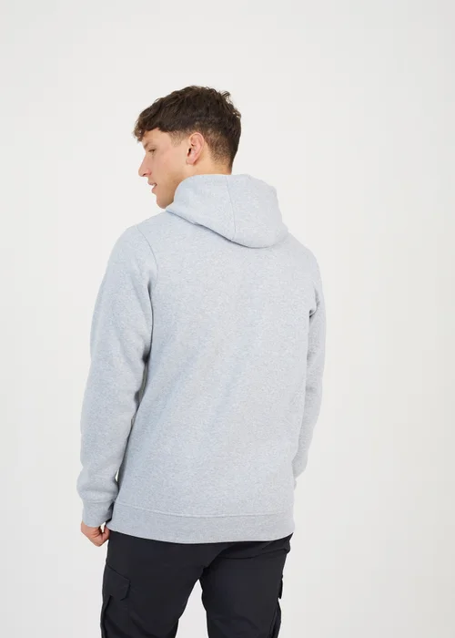 Brave Soul Light Grey Hoodie With Kangaroo Pocket - L Image 2