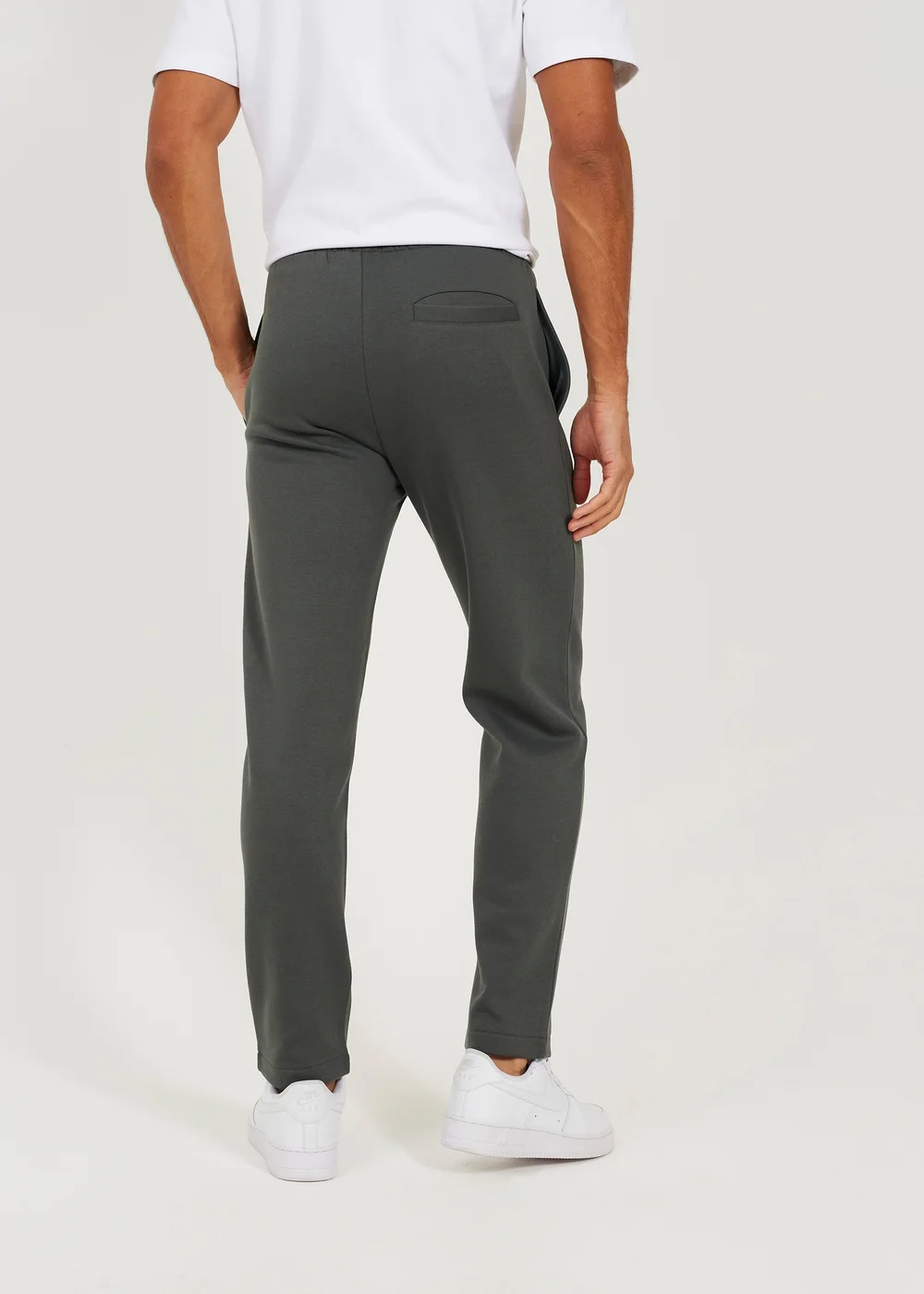 Brave Soul Green Straight Leg Open Hem Joggers - 2XL Image 2