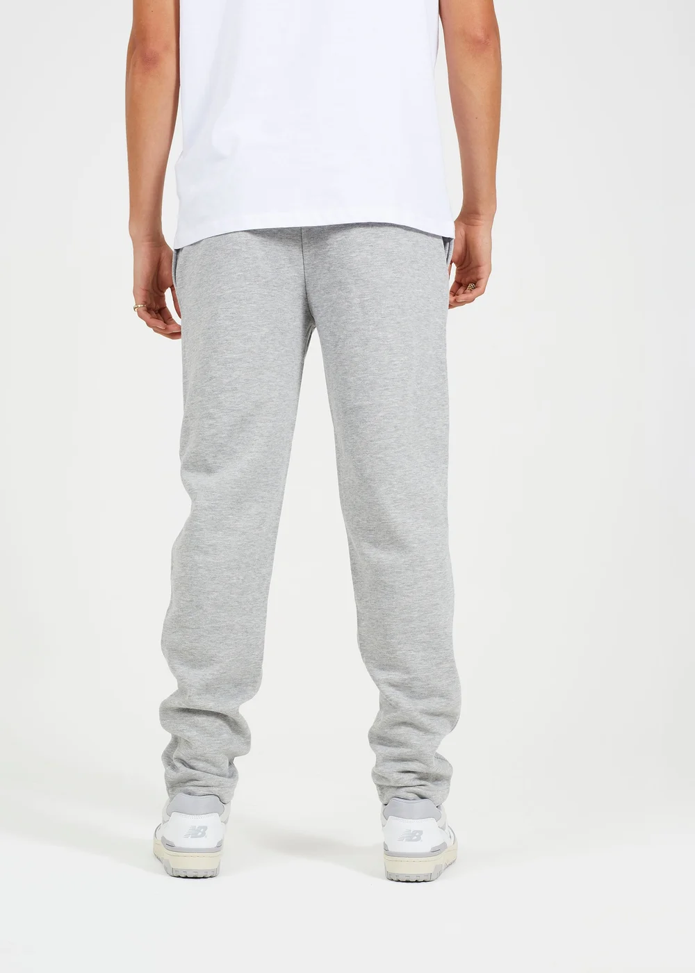 Brave Soul Grey Straight Leg Open Hem Joggers - XL Image 2