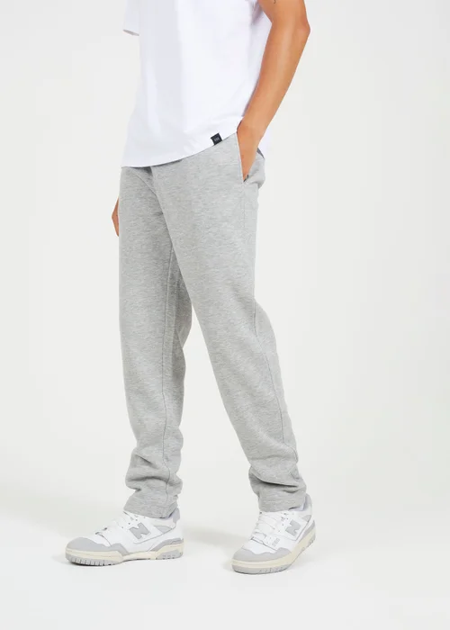 Brave Soul Grey Straight Leg Open Hem Joggers - XL Image 1