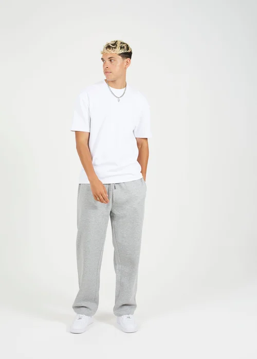 Brave Soul Grey Wide Leg Joggers - M Image 4