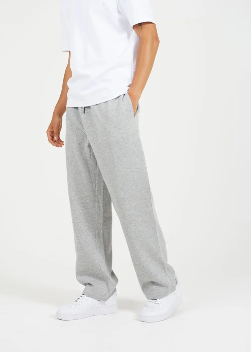 Brave Soul Grey Wide Leg Joggers - M Image 1