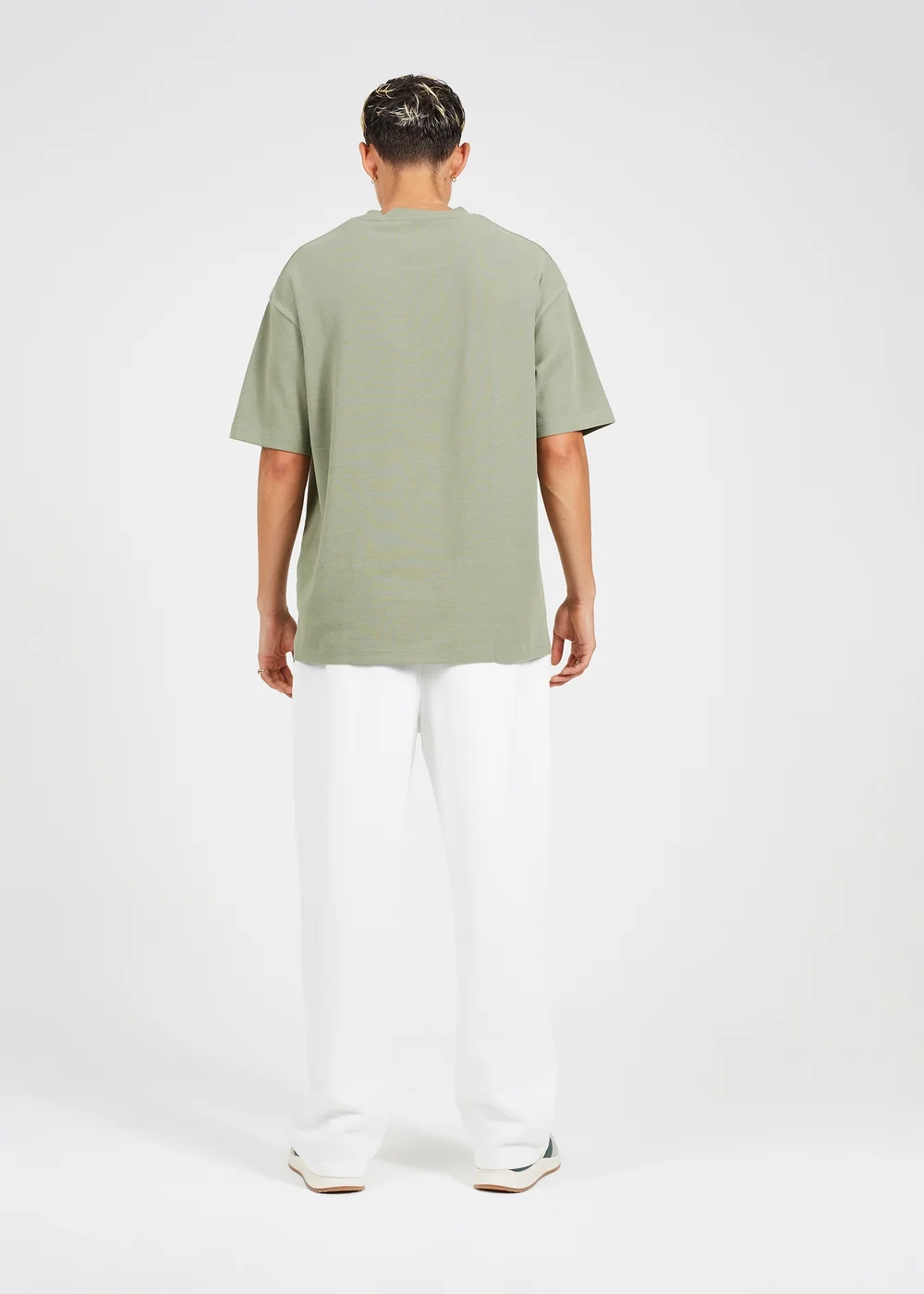 Brave Soul Cream Wide Leg Joggers - XL Image 2