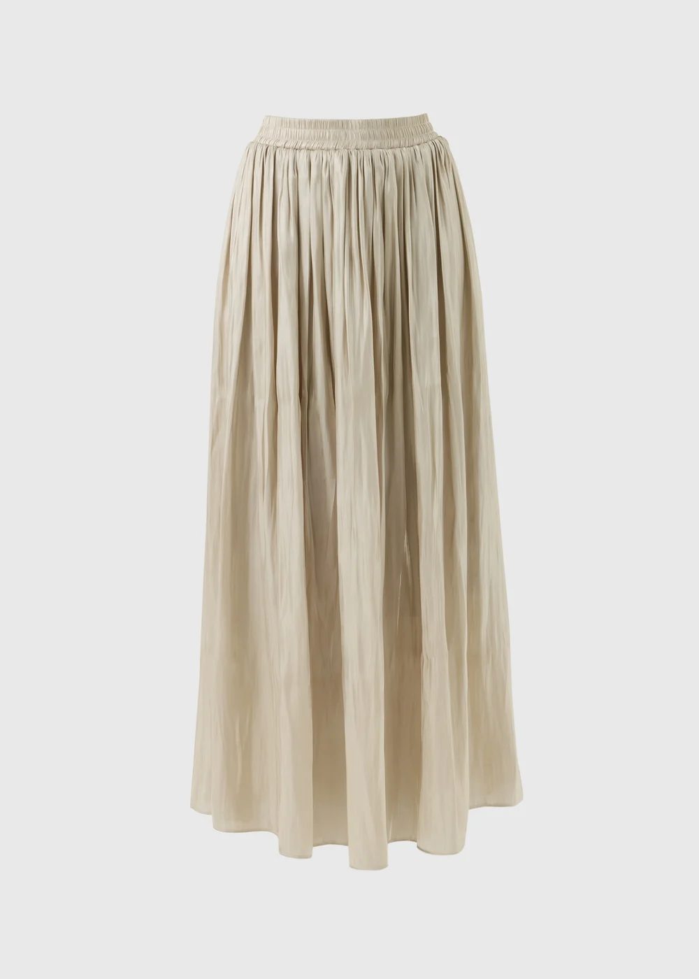 Et Vous Taupe Pleated Midi Co Ord Skirt - 20 Image 2