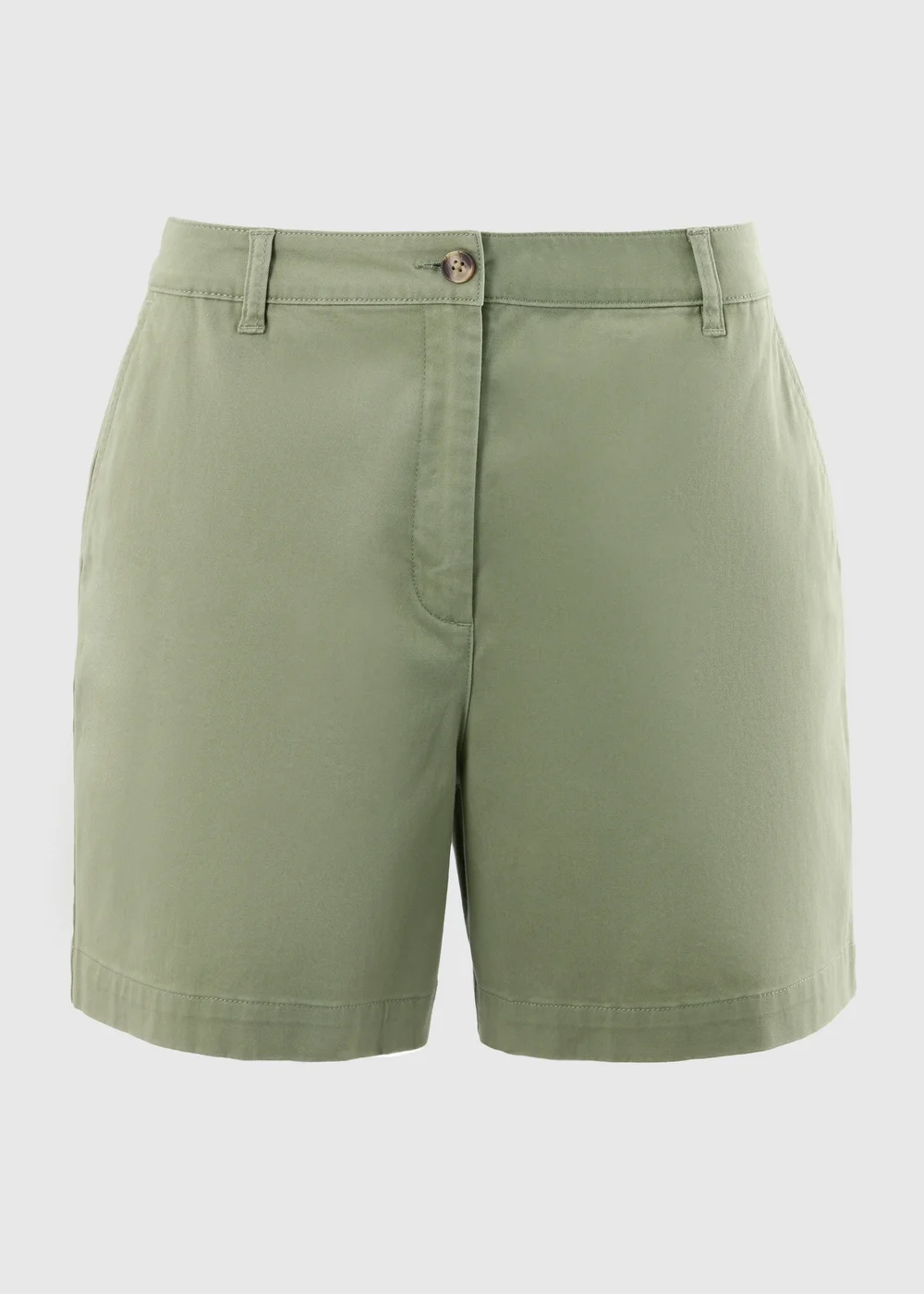 Khaki Chino Shorts - 8 Image 4