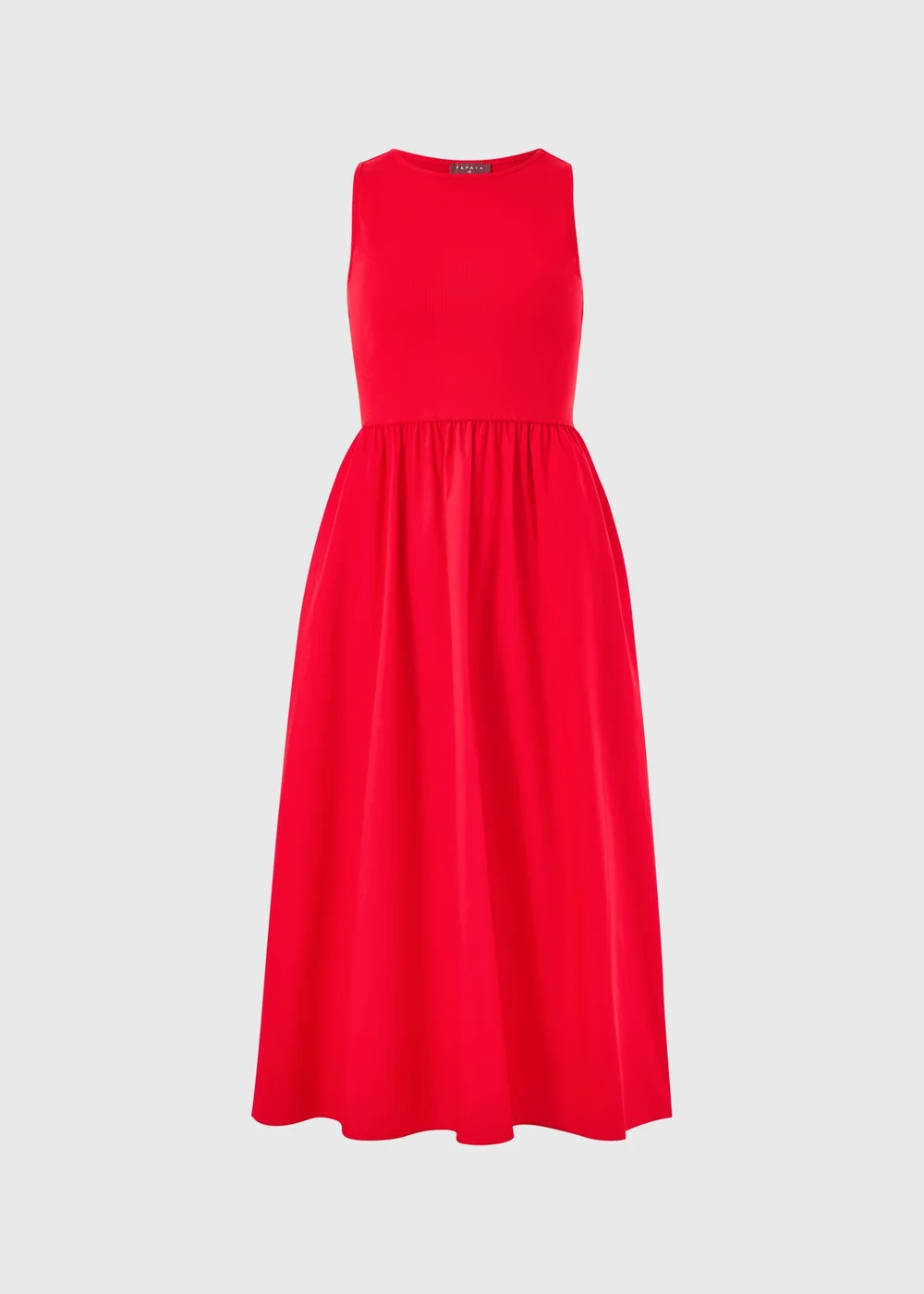 matalan red dress Red Matalan Ladies Holiday Clothes Midi Dress Matalan Womens Holiday Wear Roman Red Polka Dot Panel