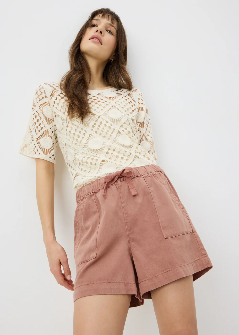 Terracotta Comfort Utility Shorts - Size 8 Image 1