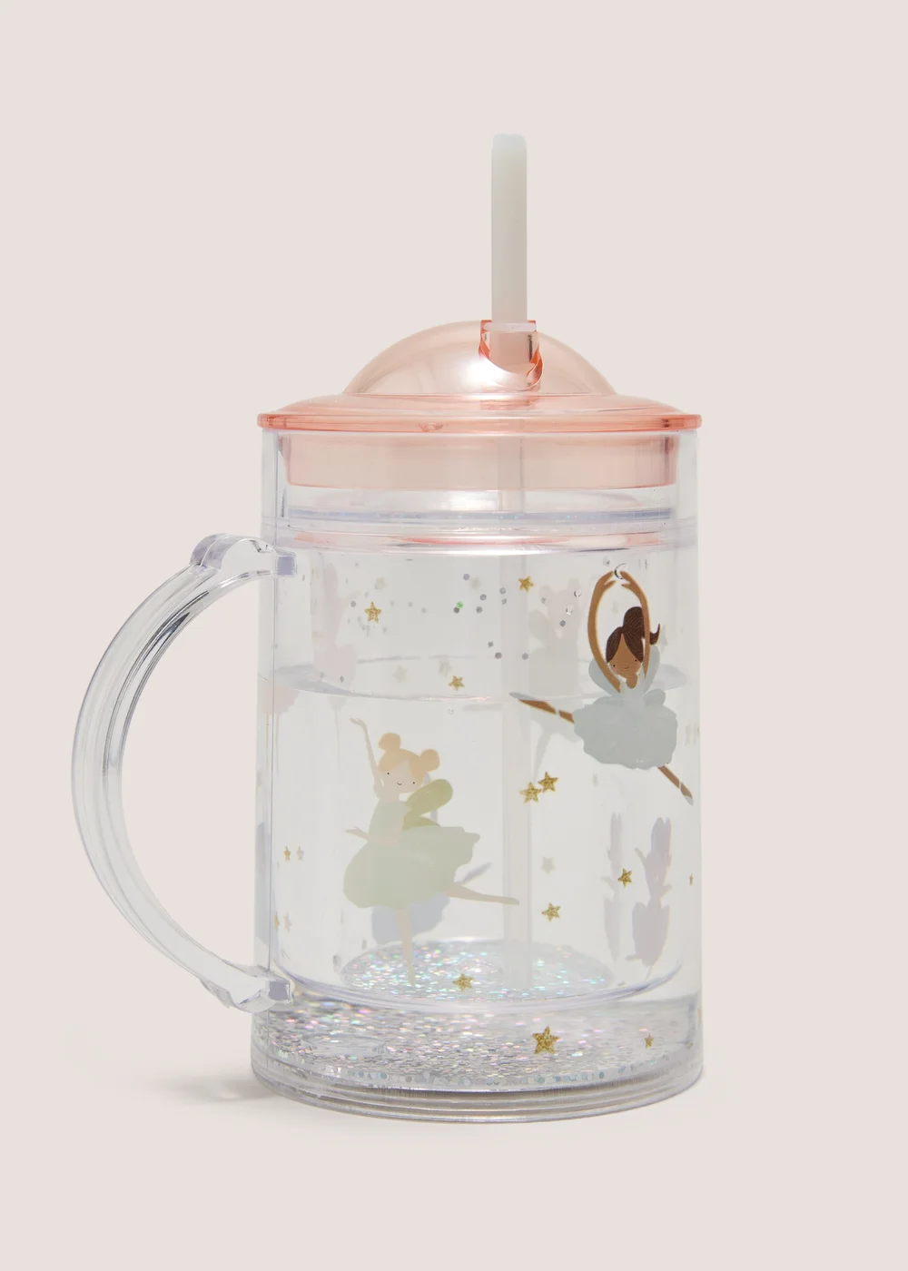 Kids Ballerina Glitter Soda Cup Image 1
