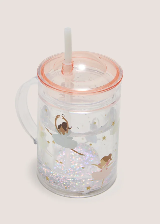 Kids Ballerina Glitter Soda Cup