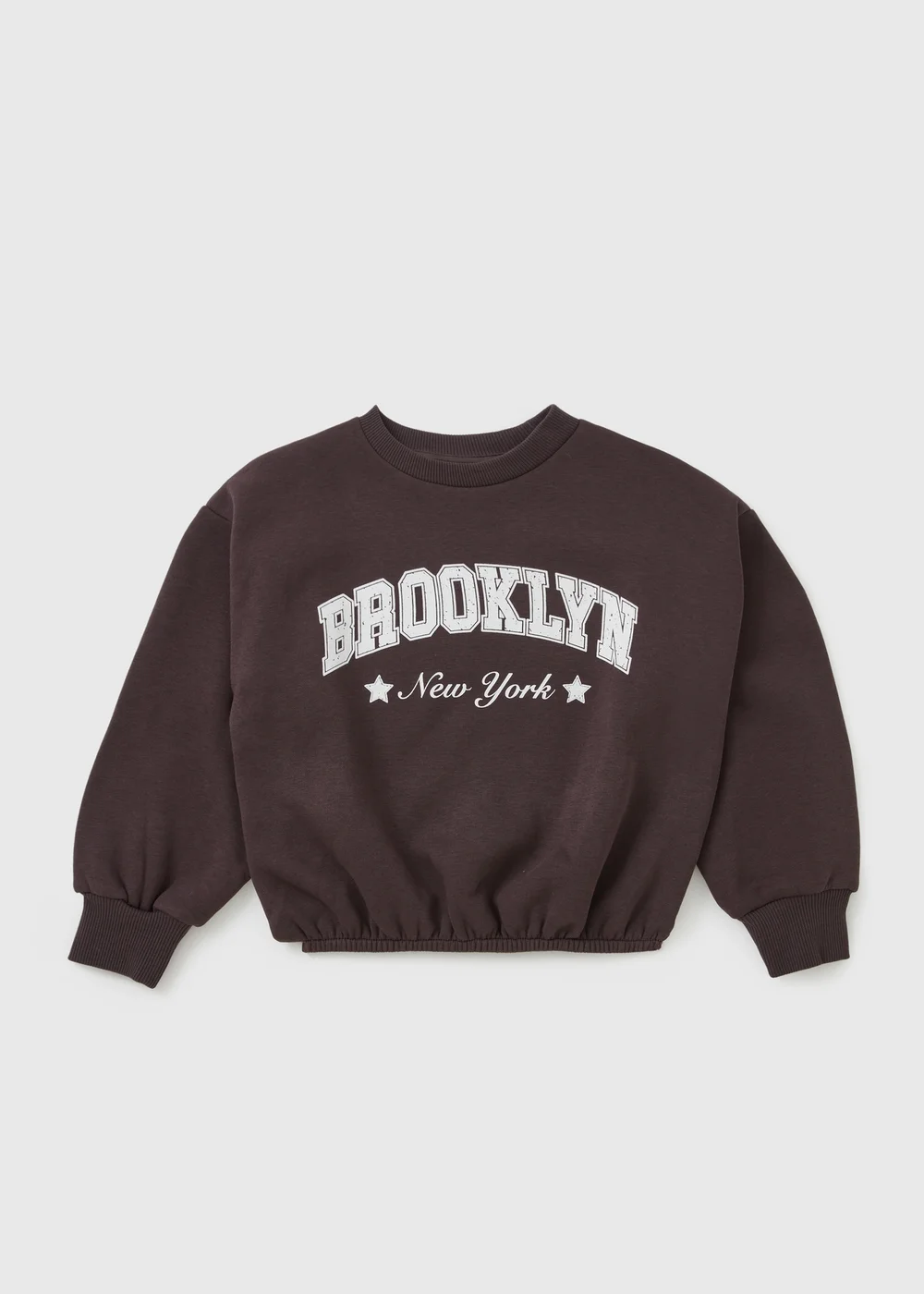 Girls Brown Brooklyn Sweatshirt (7-15yrs) - 14 Yrs Image 1