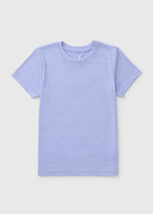 Souluxe Boys Lilac Sports T-Shirt (7-15yrs) - 7 Yrs Image 1