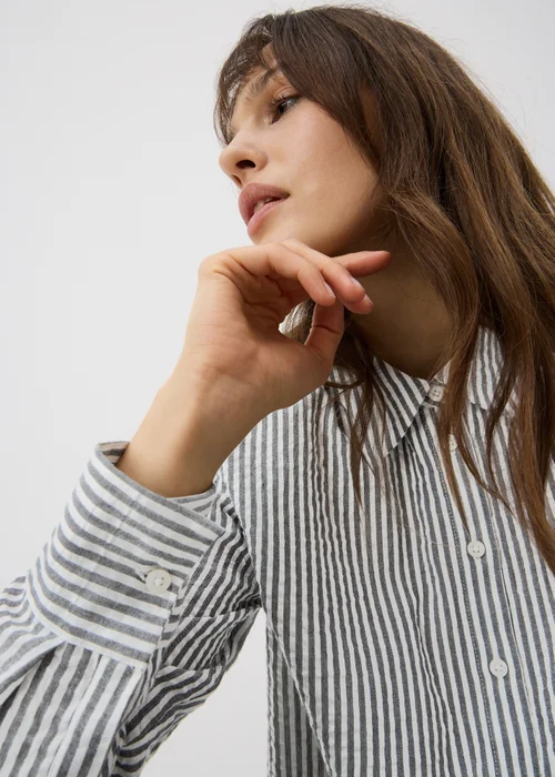 Black Stripe Seersucker Shirt - 26 Image 2