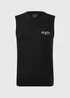 Black Laguna Reef Relaxed Fit Vest Top - S Image 1