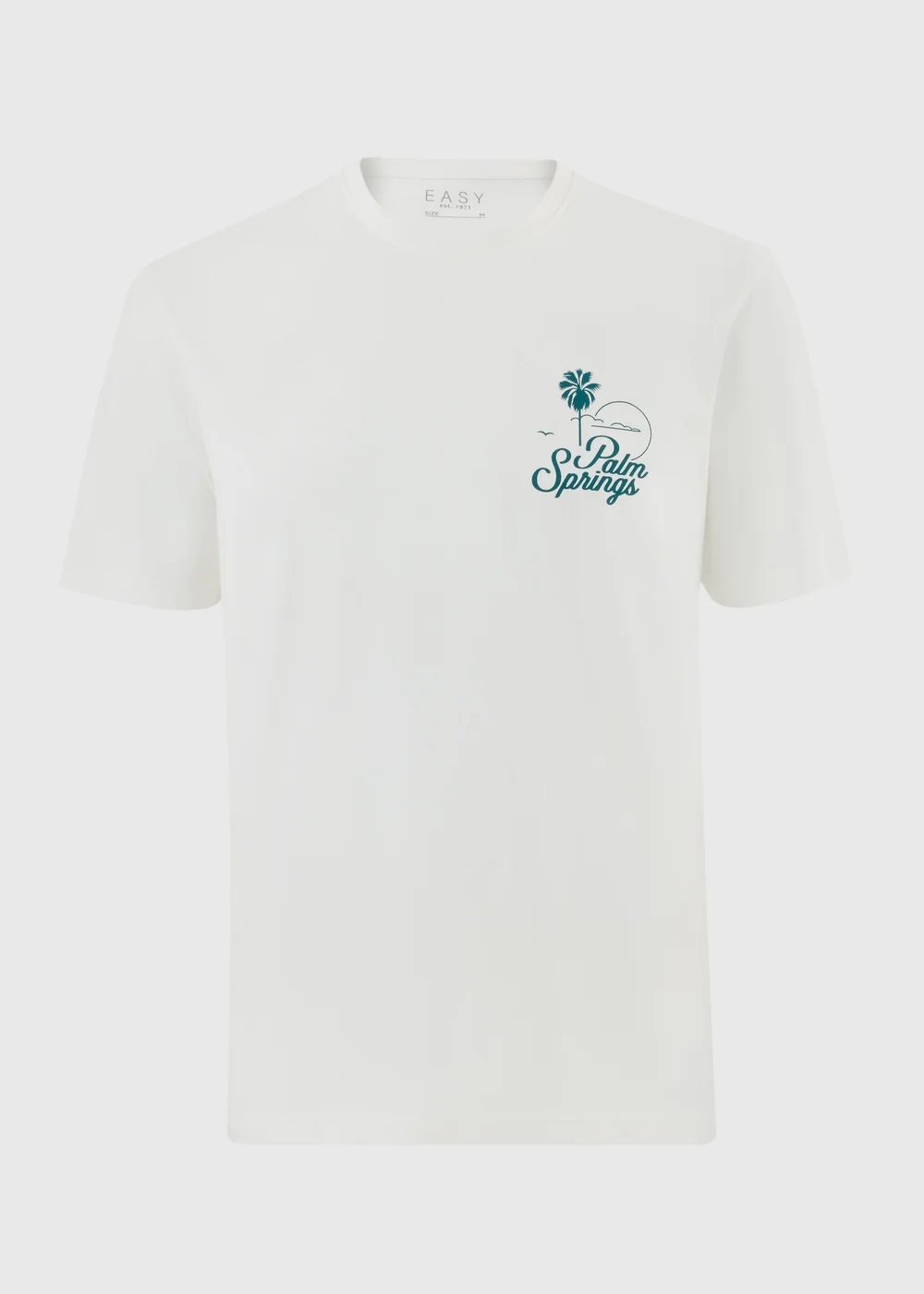 Ecru Palm Springs Back Graphic T-Shirt - S Image 4