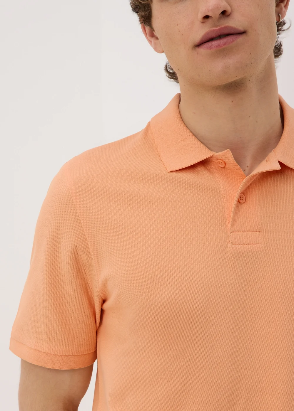 Peach Essential Polo Shirt - S Image 3