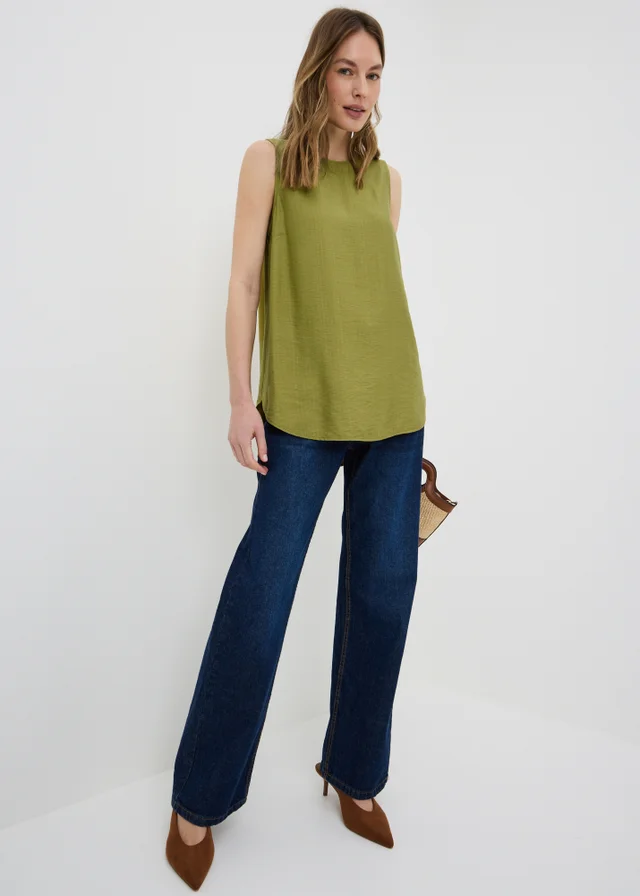Khaki Vest Top