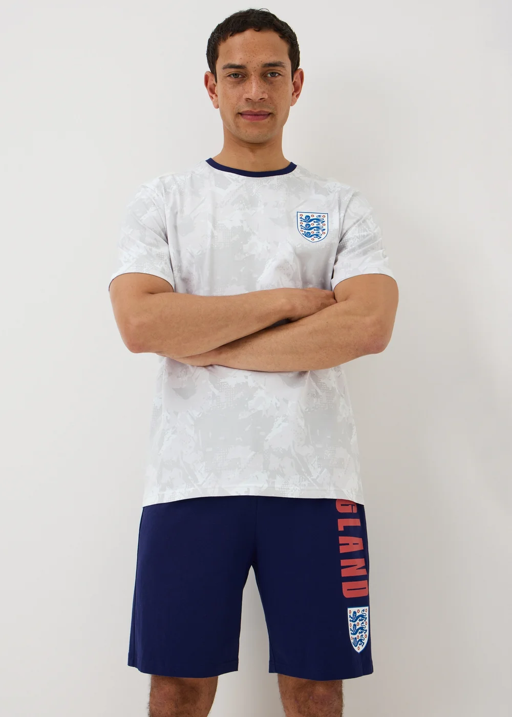 White England World Cup Mini Me Pyjama Set - XS Image 1
